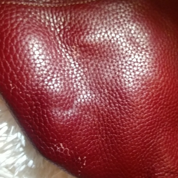 Wine Red Small Brighton Hobo Purse - Picture 5 of 5